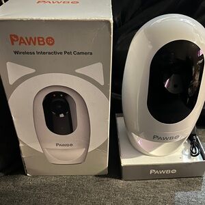 Pawbo watch your pet while out and give treats. New open box ,animal lovers